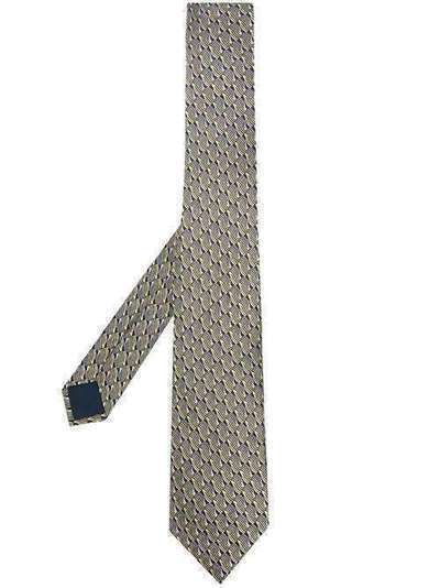 LANVIN галстук с узором CRAVATESCM72550