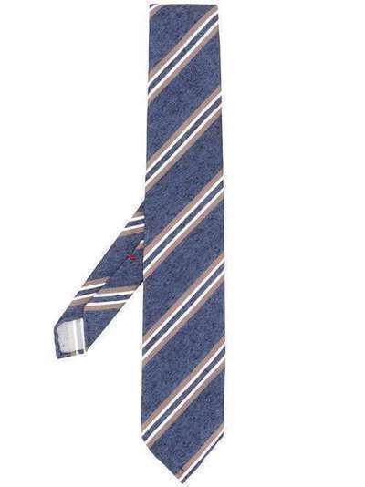 Dell'oglio галстук в диагональную полоску PITTSF127