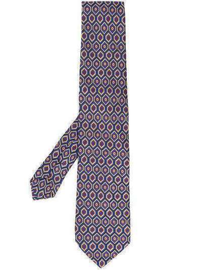 Etro галстук с геометричным принтом 120266022