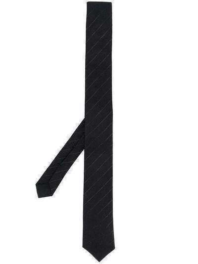 Saint Laurent галстук в диагональную полоску 5843304YC56