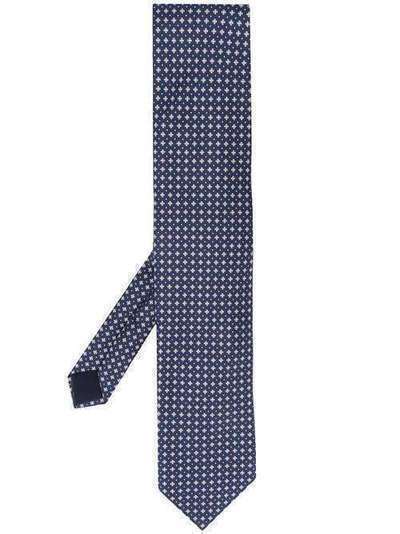 Corneliani галстук с цветочным принтом 85U3020120381