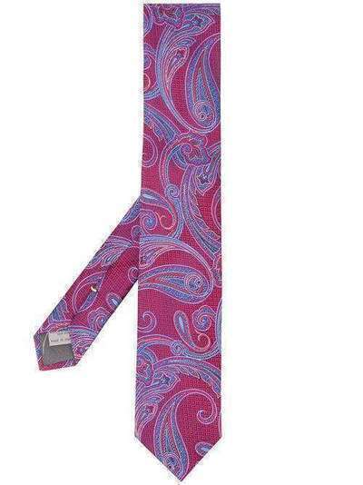 Canali галстук с принтом пейсли 18HJ02648