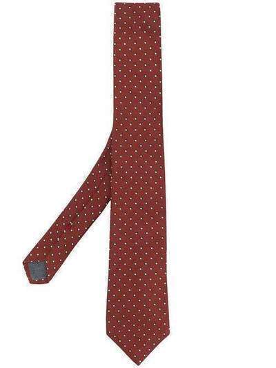 Brunello Cucinelli галстук в горох ML8890018C9377