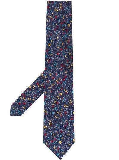 Etro галстук с цветочным узором 120266025