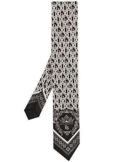 Dolce & Gabbana галстук с монограммой GT149EG0WLM