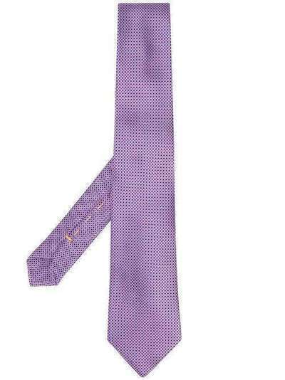 Canali жаккардовый галстук в мелкую точку 79HX02720