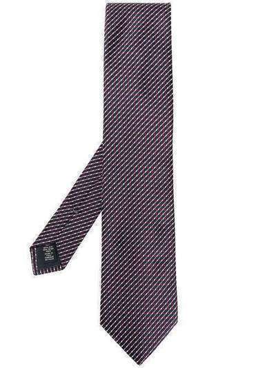 Ermenegildo Zegna галстук с геометричной вышивкой Z6E521L8