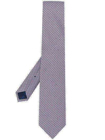 Salvatore Ferragamo галстук с принтом 722521