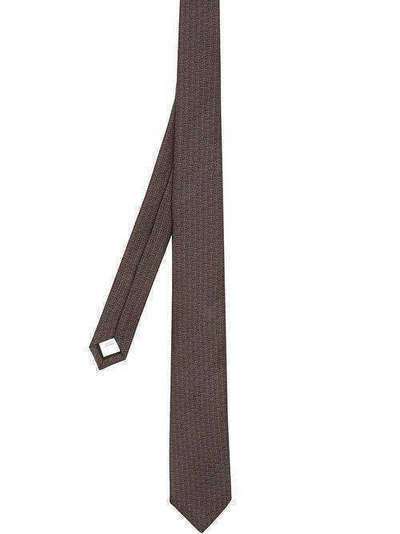 Burberry жаккардовый галстук с монограммой 8026074
