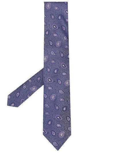 Etro галстук с узором пейсли 120266024