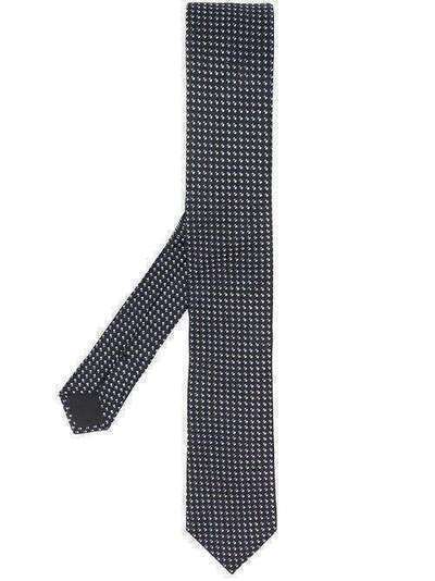 BOSS галстук с вышивкой 50423469
