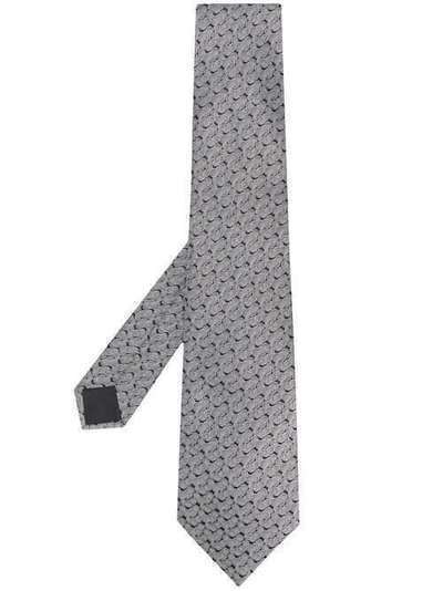 LANVIN галстук с геометричным узором 26601