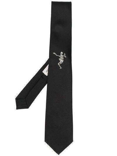 Alexander McQueen галстук с вышивкой 5024234002E