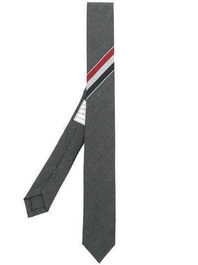 Thom Browne Engineered Stripe Necktie In Wool MNL022A03532