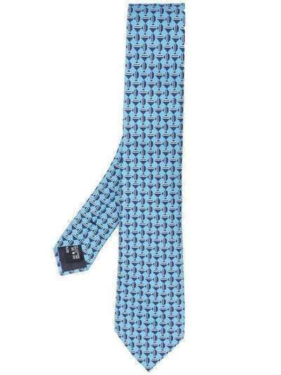 Giorgio Armani галстук с геометричным принтом 3600540A801