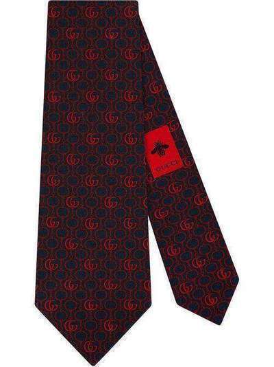 Gucci галстук с узором GG 5717864E005