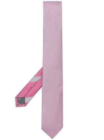 Salvatore Ferragamo жаккардовый галстук в мелкую точку 725564