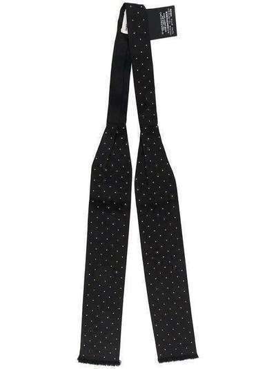 Saint Laurent галстук-бабочка с заклепками 6095224Y011