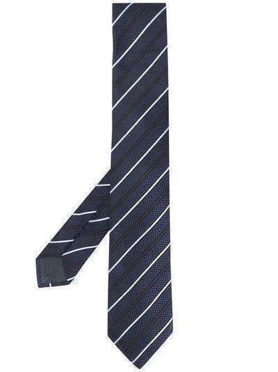 Ermenegildo Zegna галстук в диагональную полоску 1L7Z7W05