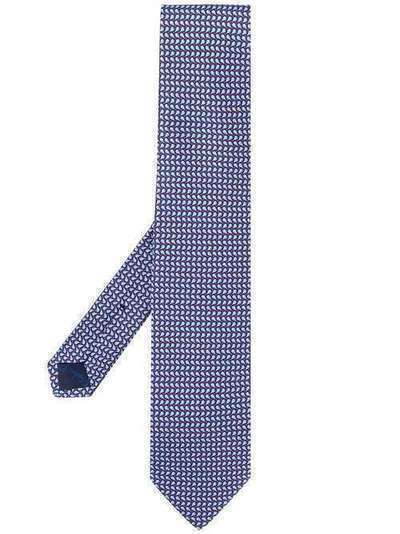 Salvatore Ferragamo галстук с принтом 351703011723475
