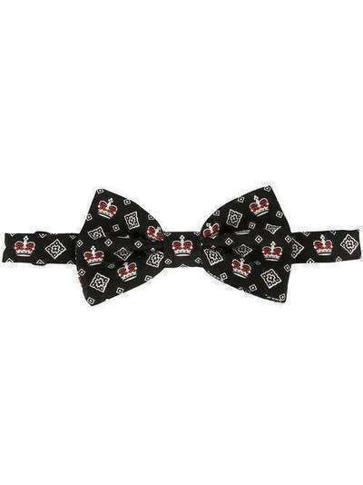 Dolce & Gabbana галстук-бабочка с принтом GR053EG0TDI