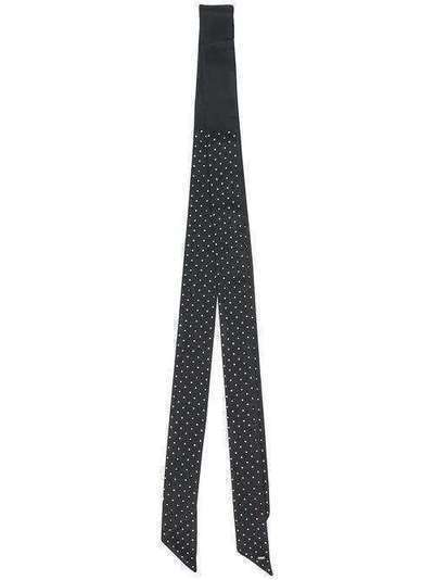 Saint Laurent галстук с заклепками 5939213Y030