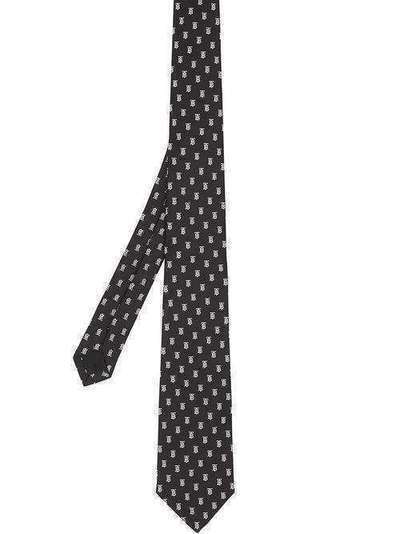 Burberry жаккардовый галстук с монограммой 8019916