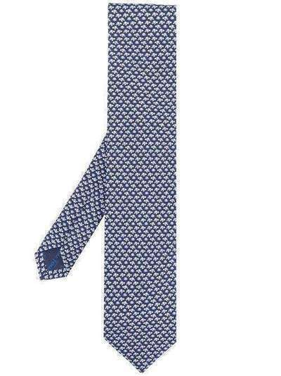 Salvatore Ferragamo галстук с принтом 358774001722803