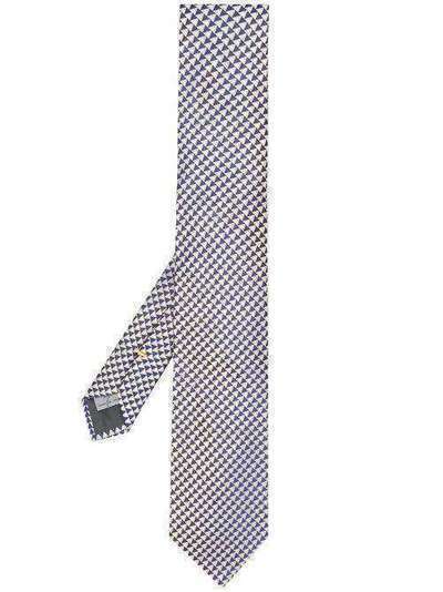Canali галстук с принтом HJ02555