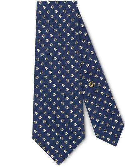 Gucci галстук с цветочным узором 5450424E002