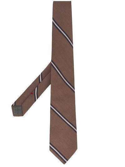 Brunello Cucinelli полосатый галстук MQ8350018CV629