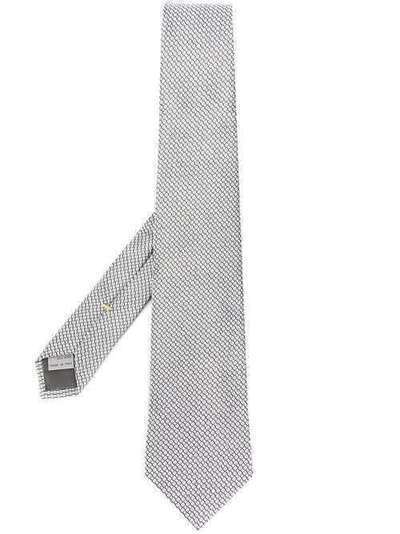 Canali галстук с геометричным узором HJ02097
