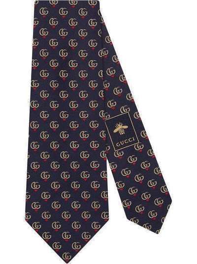 Gucci галстук с узором GG 5717894E002