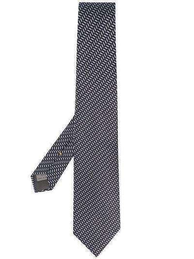 Canali галстук с геометричным узором 18HJ02676