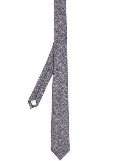 Burberry жаккардовый галстук с монограммой 8026071