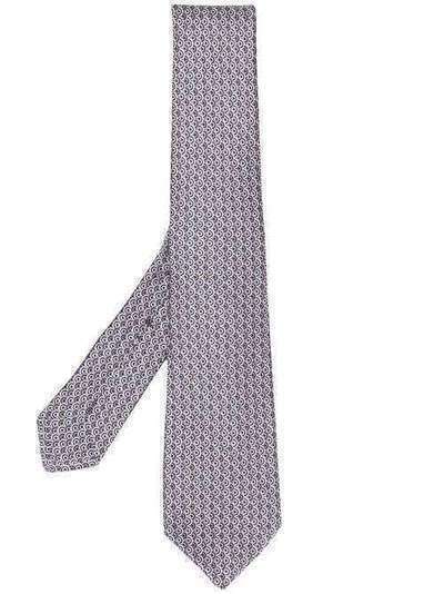 Kiton галстук с принтом UCRVCR1C02G4607155838