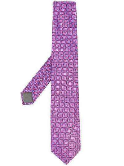 Canali галстук с геометричным узором 18HJ02681