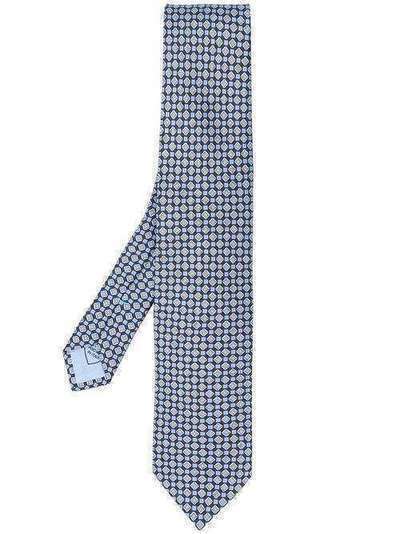 Brioni галстук с геометричным узором O61D00P941Z
