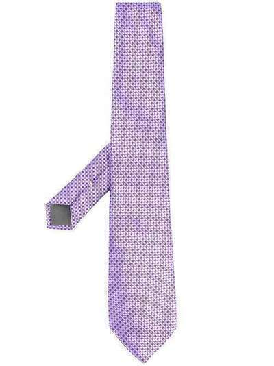 Canali галстук с геометричным принтом 18HJ02615