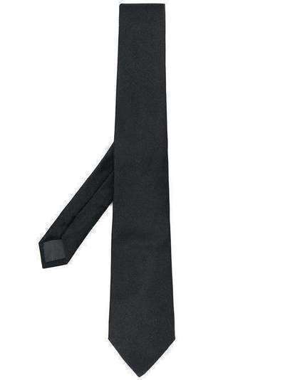 LANVIN однотонный галстук с заостренным концом 128211