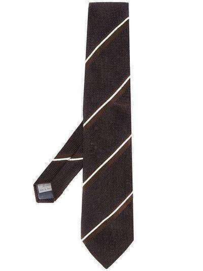 Canali полосатый галстук 18HX02715