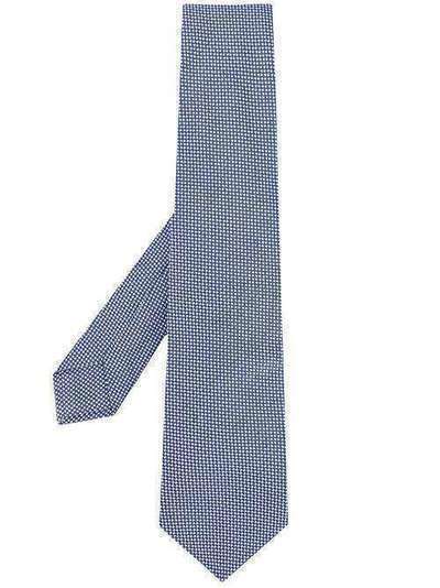 Kiton pointed tip woven pattern tie UCRVKRC02G04