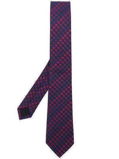 Gucci галстук с логотипами 4953304E002