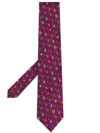 Etro галстук с узором пейсли 120266020