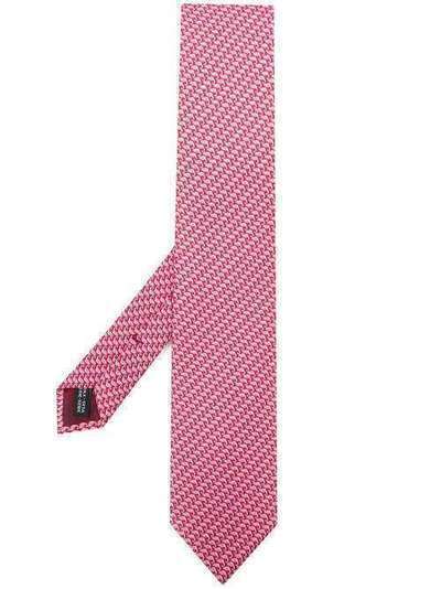 Salvatore Ferragamo галстук с принтом 722381