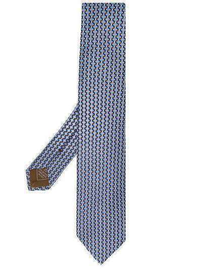 Brioni галстук с геометричным принтом 061D00P941X