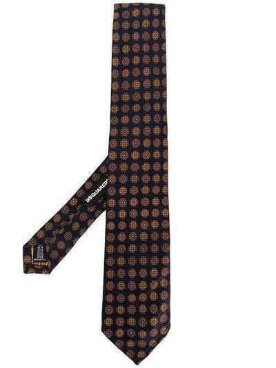 Dsquared2 галстук с цветочной вышивкой TIM000100SJ0161