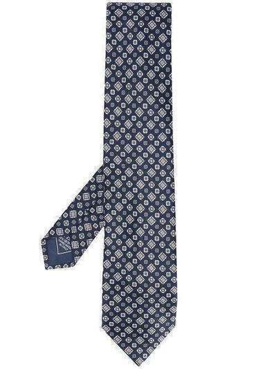 Brioni галстук с геометричным принтом O61D00O941S