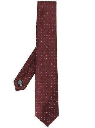 Emporio Armani галстук с геометричным принтом 3400750P626