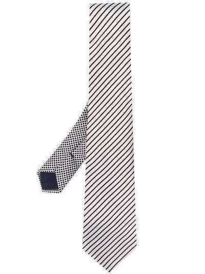 Giorgio Armani галстук в диагональную полоску 3600540P800